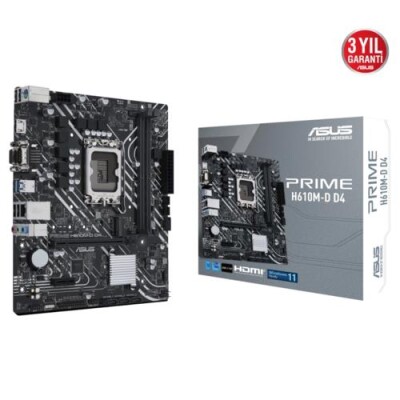 Asus PRIME H610M-D DDR4 S+V+GL 1700p
